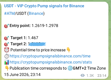 Signal verification: Confirm ATM pump on Binance at 17 June 2026, 09:56 Signal verification: ATM pump on Binance at 17 June 2026, 09:56