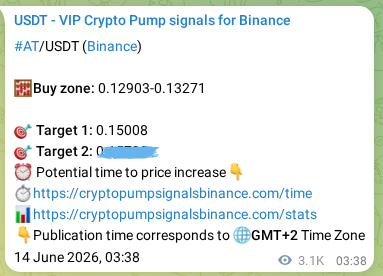 View the market signal proof for AT pump from Binance, 17 June 2026, 18:31 Market signal proof: AT pump from Binance, 17 June 2026, 18:31