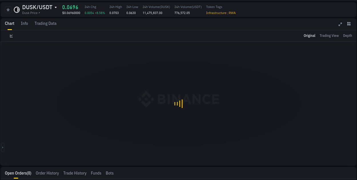 Study market efficiency: DUSK price discovery on Binance, 13 August 2025, 11:00 Market efficiency: DUSK price discovery on Binance, 13 August 2025, 11:00